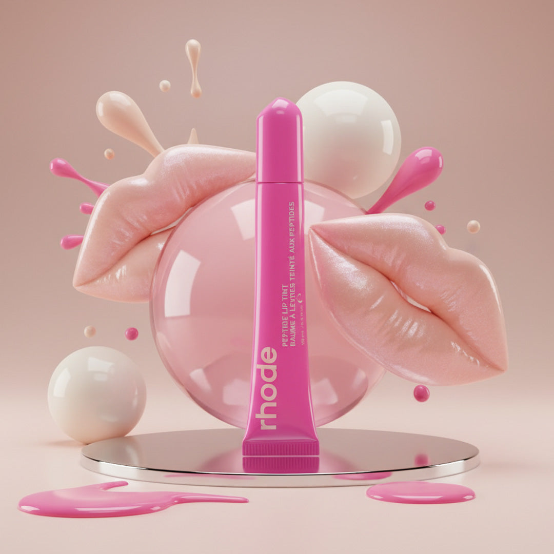 Rhode Peptide Lip Tint - Jelly Bean Shimmery Sheer Pink