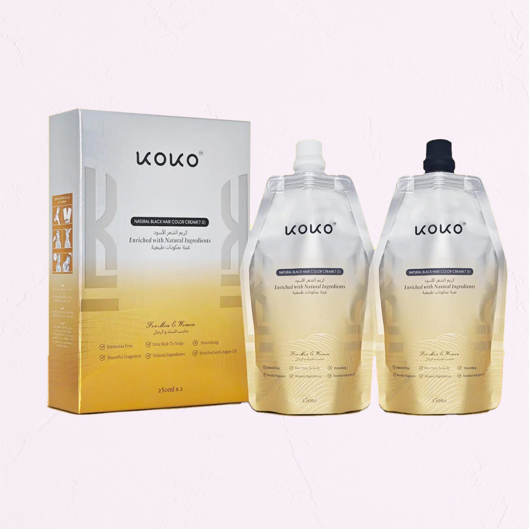 KOKO® Natural Hair Color Cream 7.0