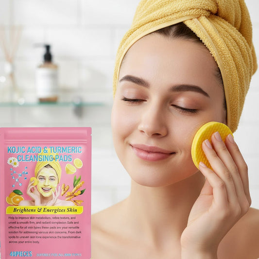 Turmeric Kojic Acid Exfoliating Cleansing Pads