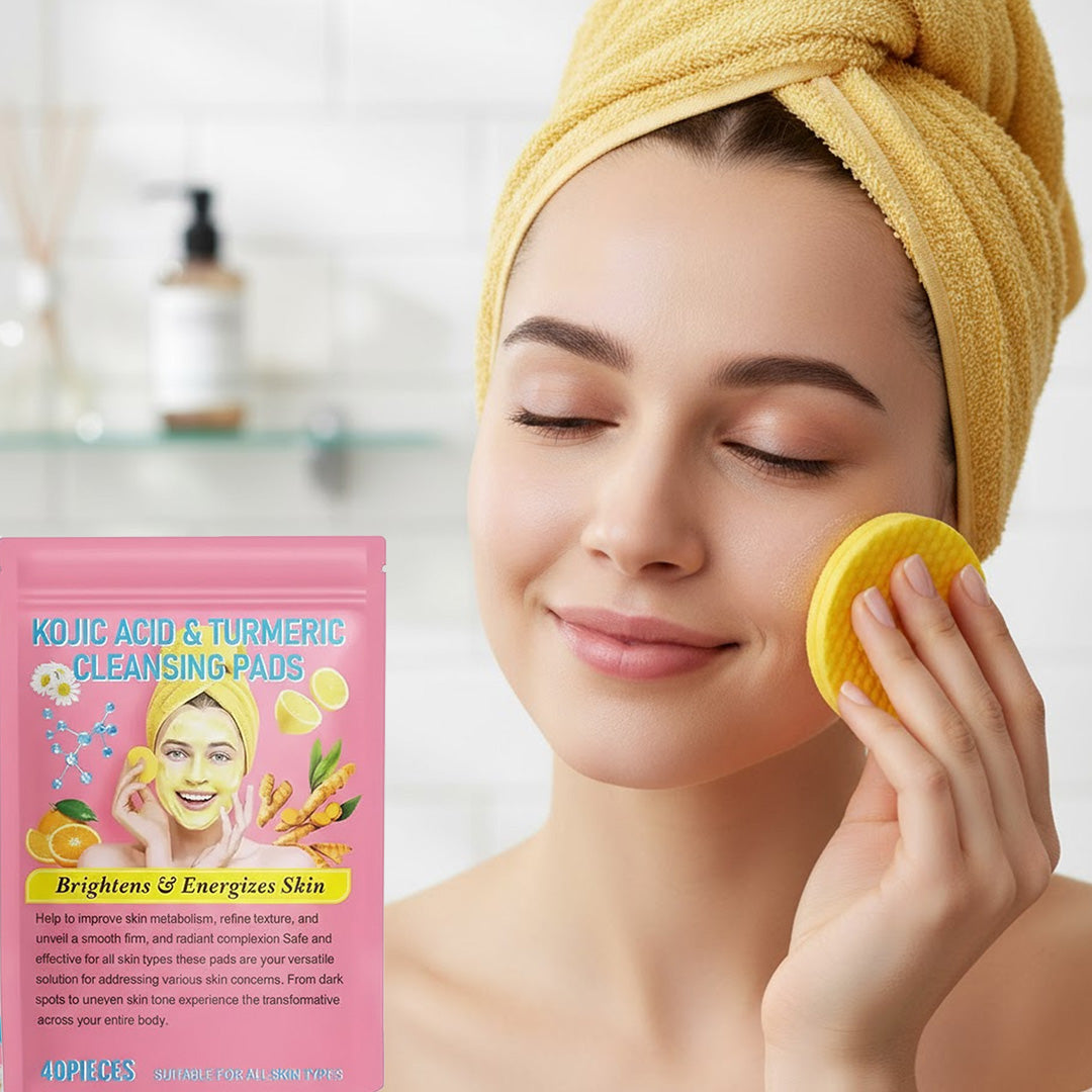 Turmeric Kojic Acid Exfoliating Cleansing Pads